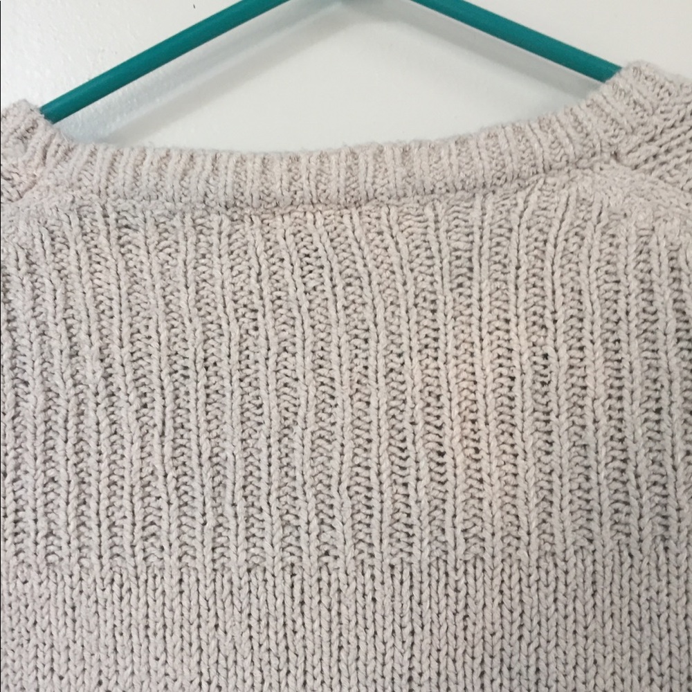 J Crew Knit Neutral Basic Ribbed Sweater Top - image 7